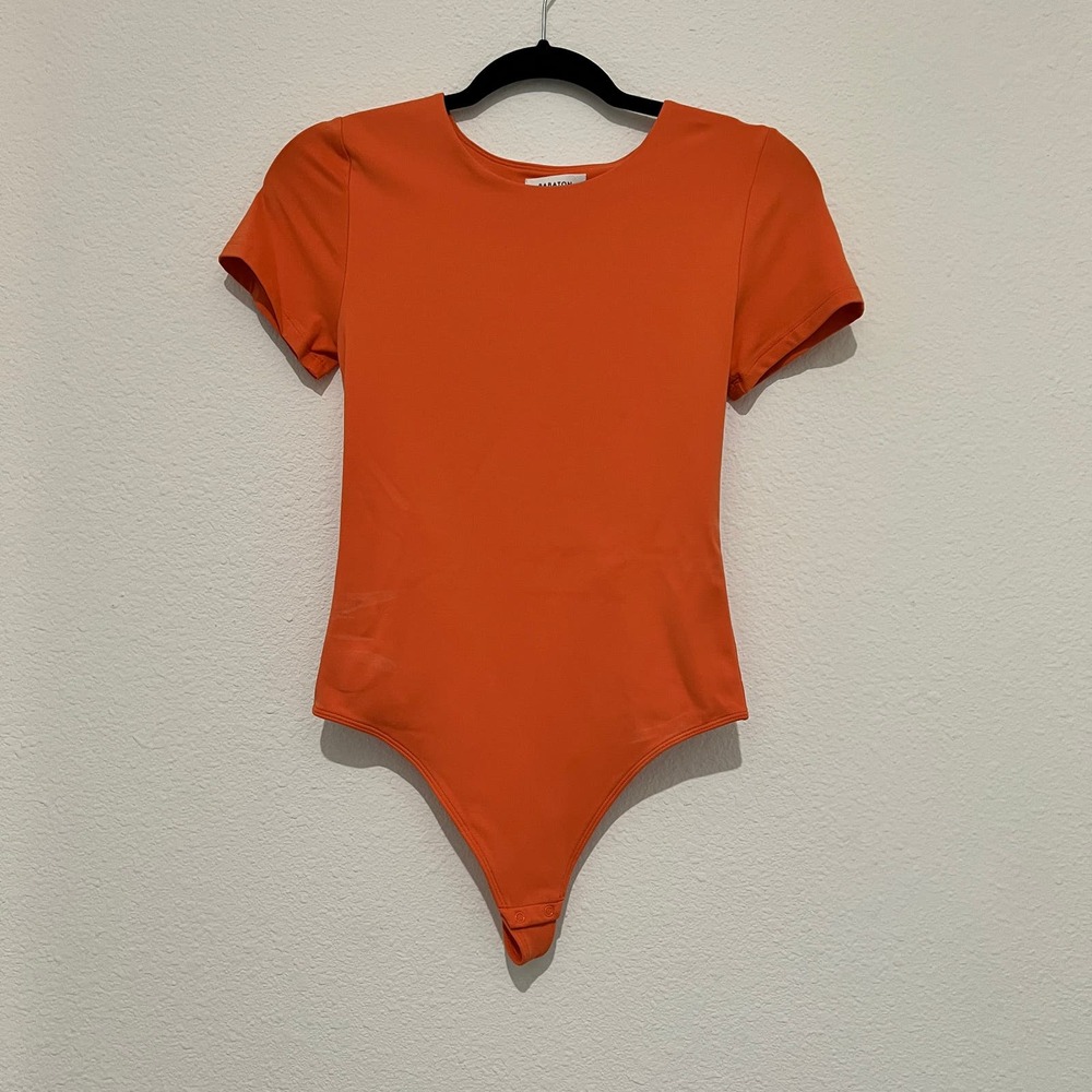 Babaton Orange Bodysuit